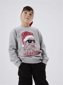 NAME IT NJule Sweatshirt Rollojul Grey Melange